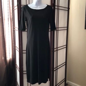 Gap Cocktail 3/4 sleeve black dress
